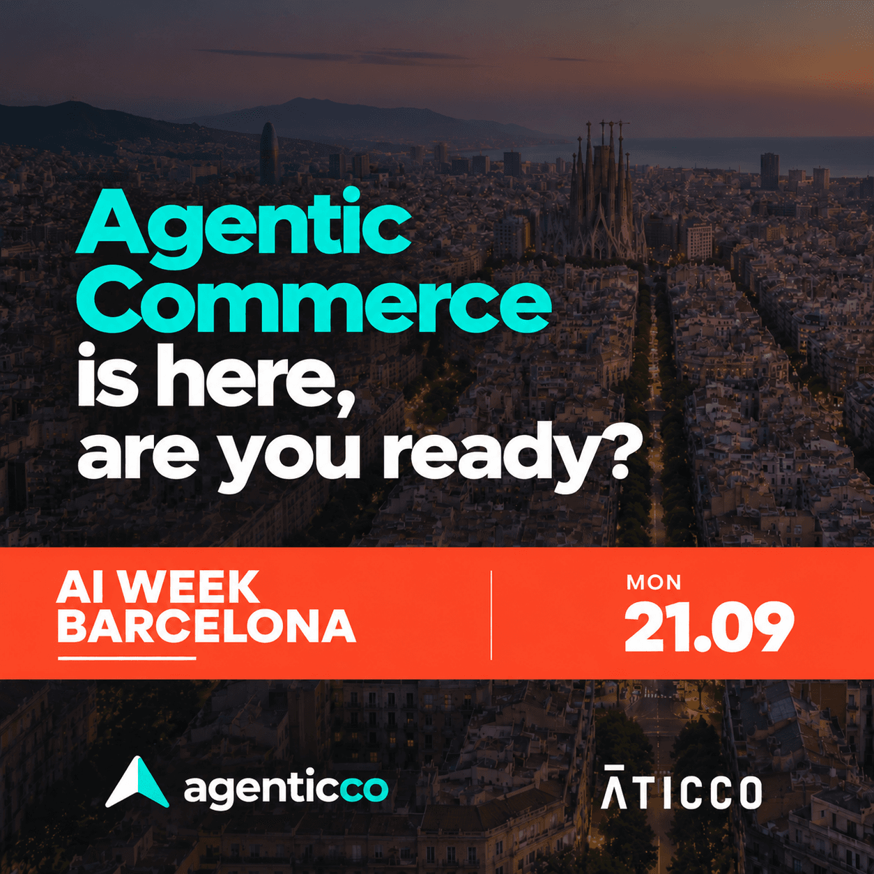 Event artwork: Agentic Commerce is here, are you ready?